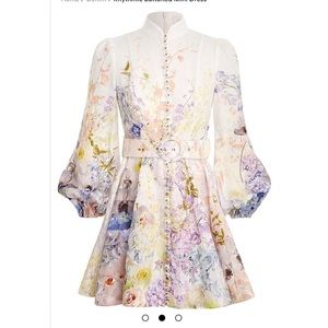 Rhythmic buttoned mini dress, size 0p, Zimmerman